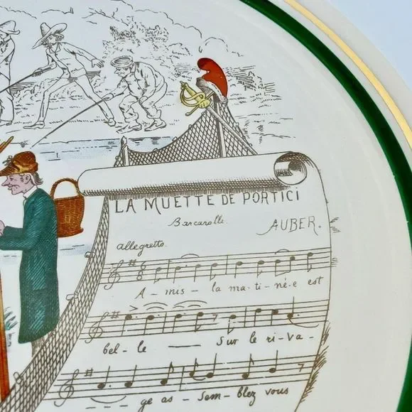 Antique Plates, 2 Parry Vielle PV French Limoges - Picture 2 of 10